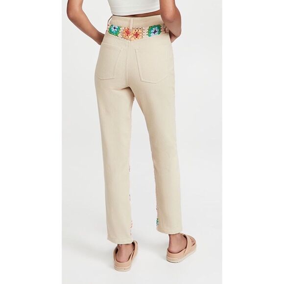 Free People x We The Free Crochet Zuri Mom Jeans $198 - Picture 7 of 10